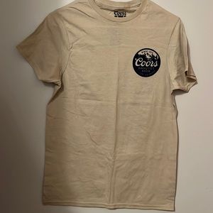 small, coors light t-shirt